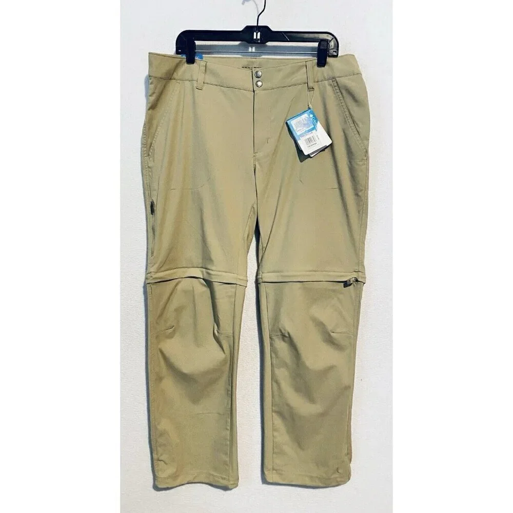 Columbia Pants Womens 16W Short Sportswear Saturday Trail II Stretch Convertible - Picture 2 of 10